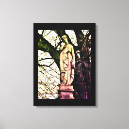 冬の女性 キャンバスプリント