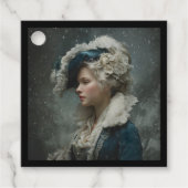 冬の女性 フェイバータグ (正面)