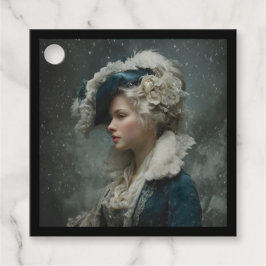 冬の女性 フェイバータグ