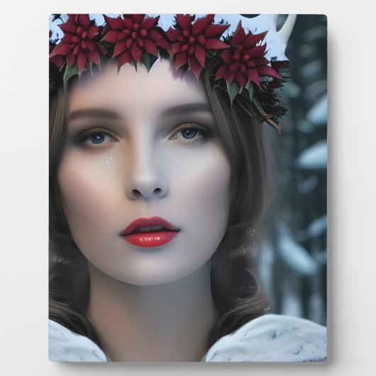 冬の女神プラーク フォトプラーク (正面)