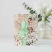 冬の女神 ポストカード (スタンド正面)