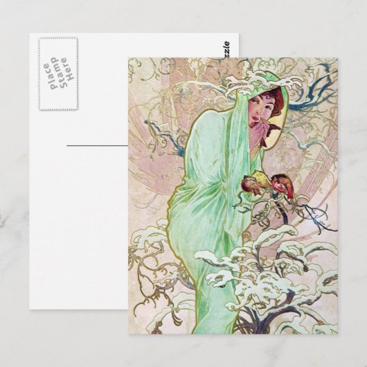 冬の女神 ポストカード (正面/裏面)