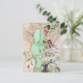 冬の女神 ポストカード (スタンド正面)