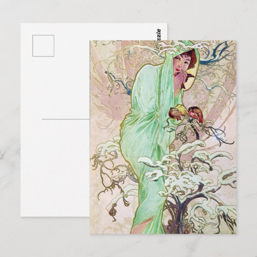 冬の女神 ポストカード (正面/裏面)