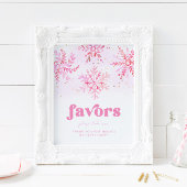 冬の好意のサイン |スノーフレーク誕生日シンボルや象徴 ポスター