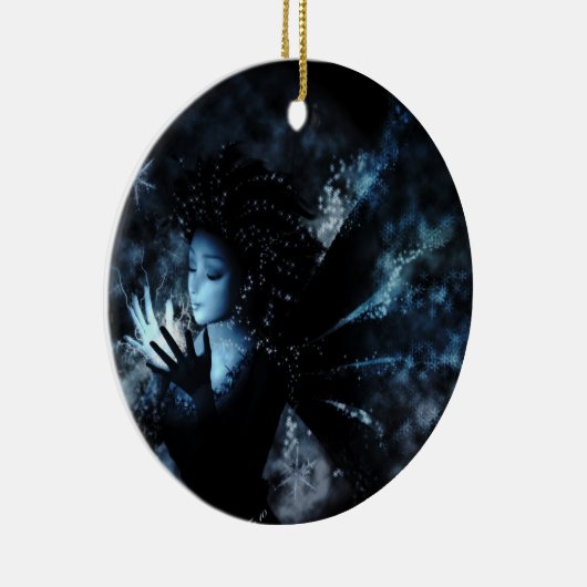 冬の妖精のオーナメント セラミックオーナメント (右)