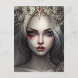 冬の妖精の女王 ポストカード