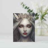 冬の妖精の女王 ポストカード (スタンド正面)