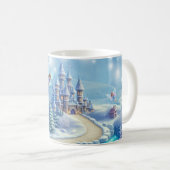 冬の妖精の王国 | ホリデー コーヒーマグカップ (正面右)