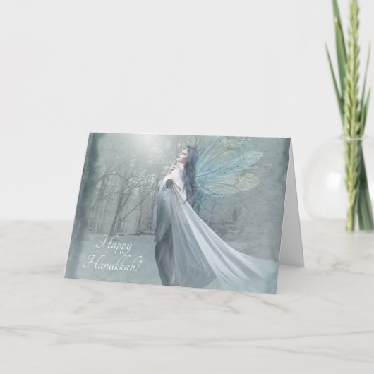 冬の妖精の雪 シーズンカード (正面)