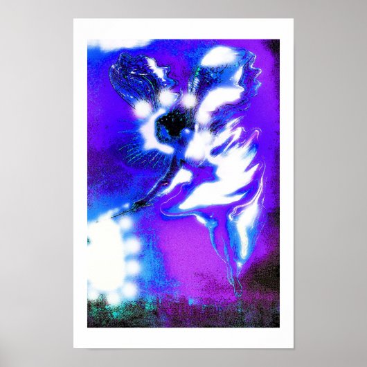 冬の妖精アート ポスター (正面)