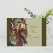 冬の妖精イベント招待状 招待状 (スタンド正面)