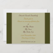 冬の妖精イベント招待状 招待状 (裏面)