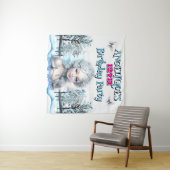 冬の妖精パーティー飾り 女の子の誕生日 タペストリー (インサイチュ(横))