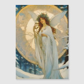 冬の妖精 – アーティスティック磁気カード (正面)