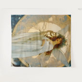 冬の妖精 – アーティスティック タペストリー (正面(横))