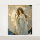 冬の妖精 – アーティスティック タペストリー (正面)