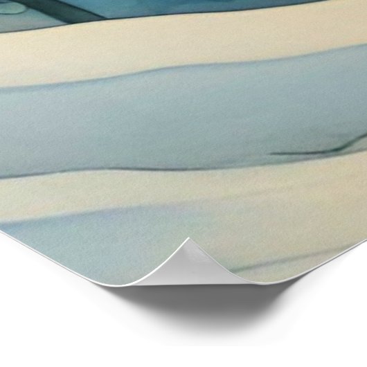 冬の妖精 – アーティスティック ポスター (角)