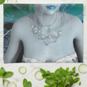 冬の妖精 キッチンタオル (折り畳み)