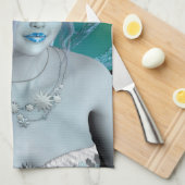 冬の妖精 キッチンタオル (四つ折り)