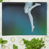 冬の妖精 キッチンタオル (折り畳み)