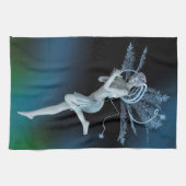 冬の妖精 キッチンタオル (横)