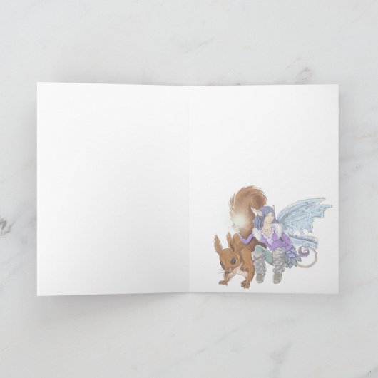 冬の妖精 シーズンカード (内部)