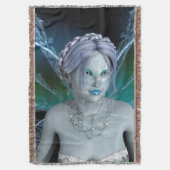 冬の妖精 スローブランケット (正面縦)