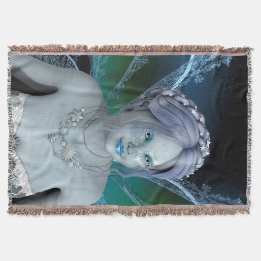 冬の妖精 スローブランケット (正面)