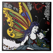 冬の妖精 タイル (正面)