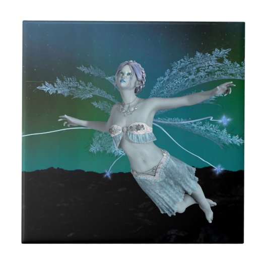 冬の妖精 タイル (正面)