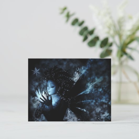 冬の妖精 ポストカード (スタンド正面)