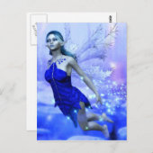 冬の妖精 ポストカード (正面/裏面)