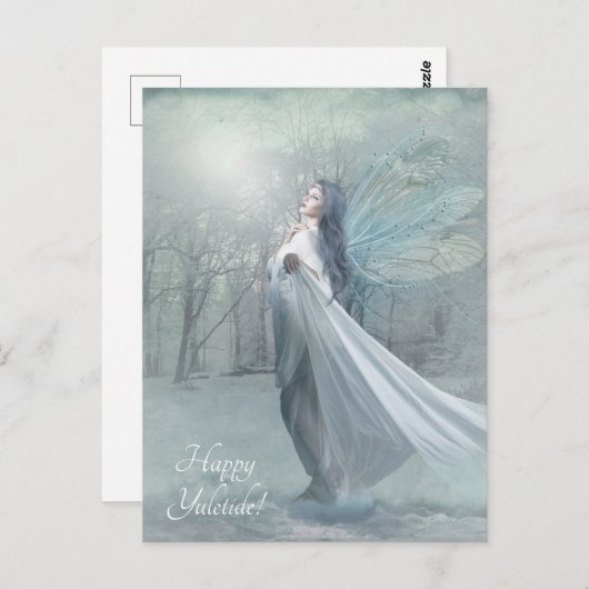 冬の妖精 ポストカード (正面/裏面)