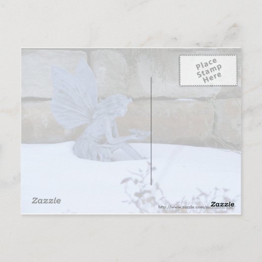 冬の妖精 ポストカード (裏面)