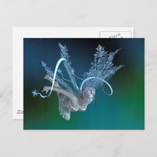 冬の妖精 ポストカード (正面/裏面)