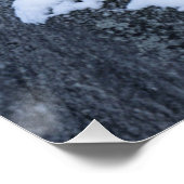 冬の威厳のあるキツネ写真 ポスター (コーナー)