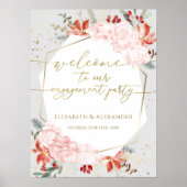 冬の婚約パーティウェルカムサインギルド ポスター (正面)