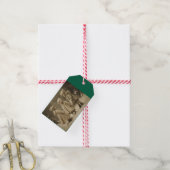 冬の子ども ギフトタグ (より糸付き)