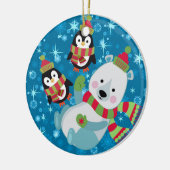 冬の子ども セラミックオーナメント (左)