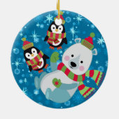 冬の子ども セラミックオーナメント (裏面)