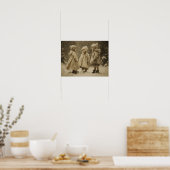 冬の子ども ポスター (キッチン)