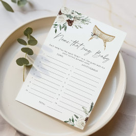 冬の子供部屋その歌の赤ちゃんシャワーゲームの名前