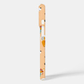 冬の子犬のマフラーフェスティブ Case-Mate iPhoneケース (裏面 / 左)