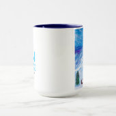 冬の子犬パルムグ マグカップ (中央)