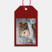 冬の子 ギフトタグ (正面)