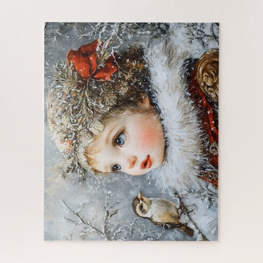 冬の子 ジグソーパズル (縦)