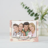 冬の季節のクリスマスの挨拶の写真はがき シーズンポストカード (スタンド正面)