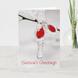 冬の季節の挨拶 シーズンカード