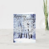 冬の季節の挨拶 シーズンカード (正面)